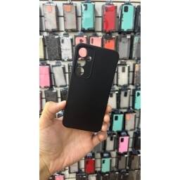 Protector Funda Silicona Negro Samsung S23 FE