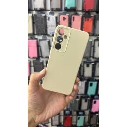 Protector Funda Silicona Crema Samsung S23 FE 