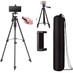 Tr�pode Extensible Con Control Para Camara Celular Aluminio