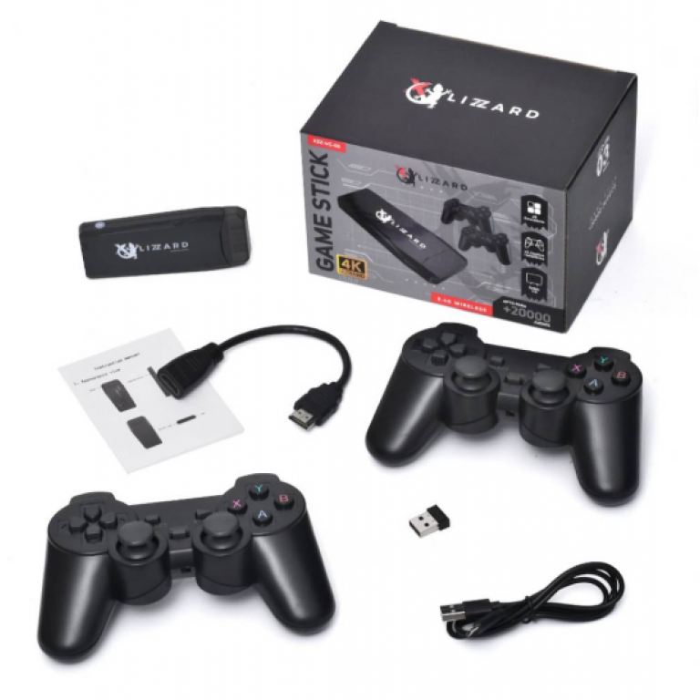 Consola de Juegos 4k Retro Game Stick X-Lizzard