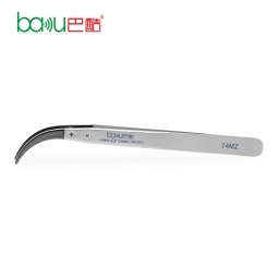 Pinza Anti Esttica con Punta Cermica Curva Baku