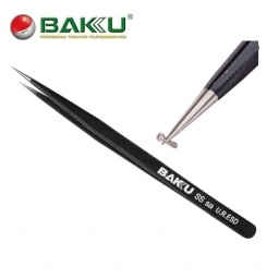 Pinza Bruselas de Precisin Anti Esttica  Punta Ultra Fina Baku bk 11