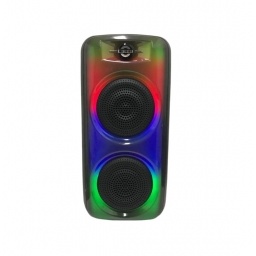 Parlante Bluetooth Usb A Bateria 3000mah Luces Led Colores