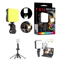 Luz Led Rgb Selfie Clip Recargable Celular Laptop Cmaras