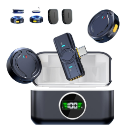 Micrfono Inalmbrico Solapero Clip Magnetic Para Celular ( USB-C)